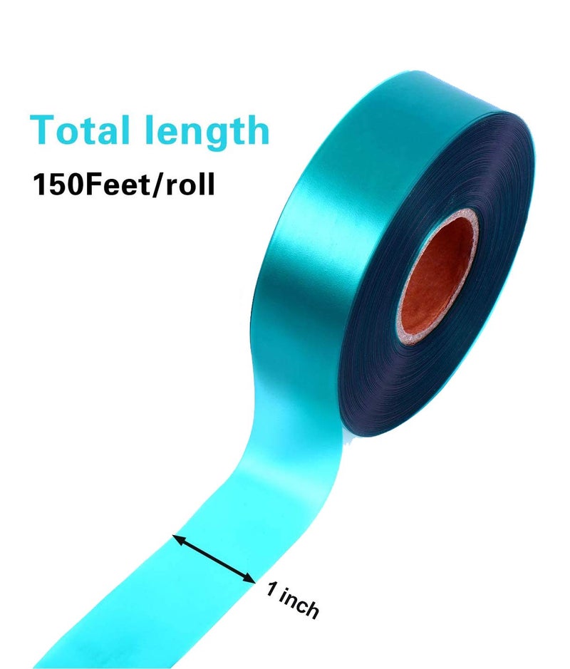 Medoore 2 Rolls Stretch Tie Tape Garden Tie Tape Thick Plant Ribbon Garden Green Vinyl Stake for Indoor Outdoor Patio Plant Use, 1 Inch Wide by 150 Feet Long - Image 2